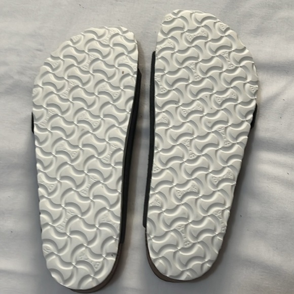 NWOB Birkenstocks Navy Suede Arizona Soft Foot Bed - Picture 6 of 7